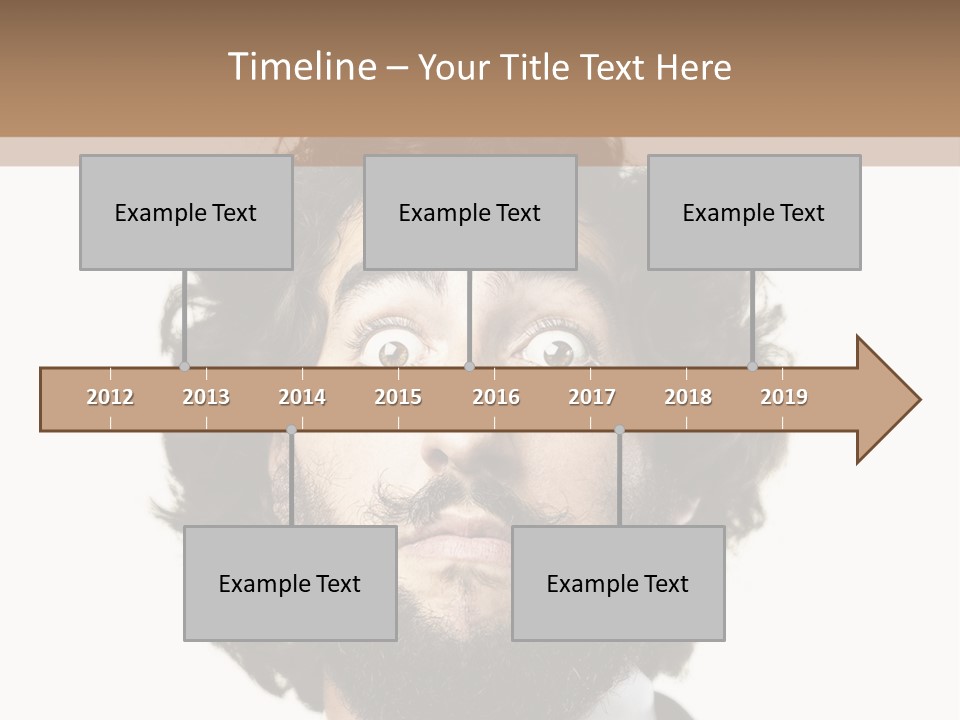 Crazy People Close PowerPoint Template