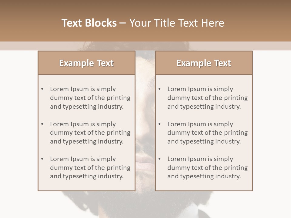 Crazy People Close PowerPoint Template