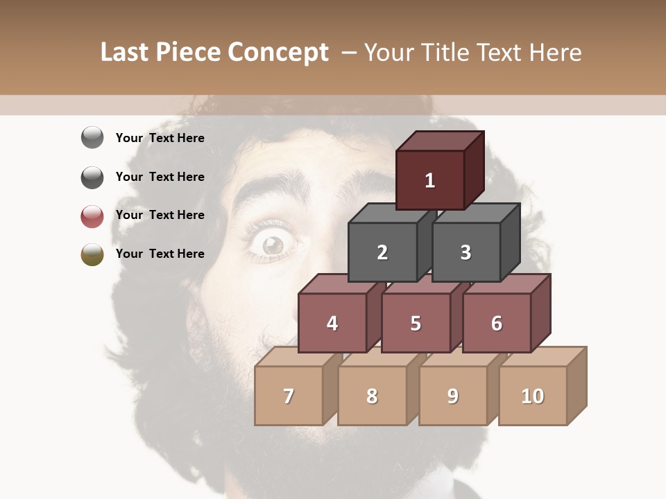 Crazy People Close PowerPoint Template