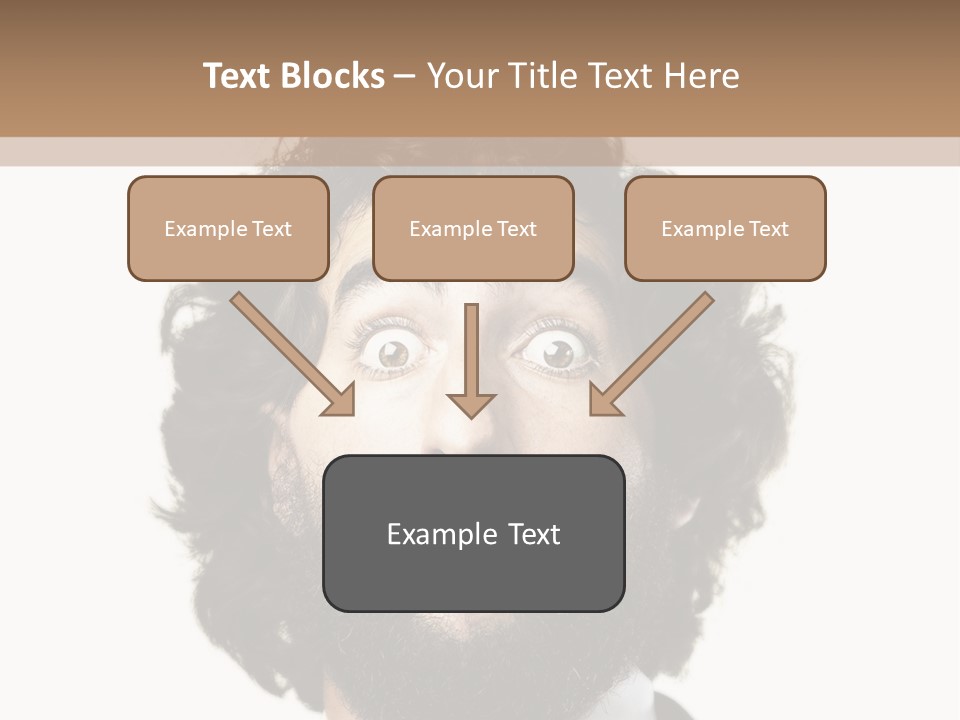 Crazy People Close PowerPoint Template