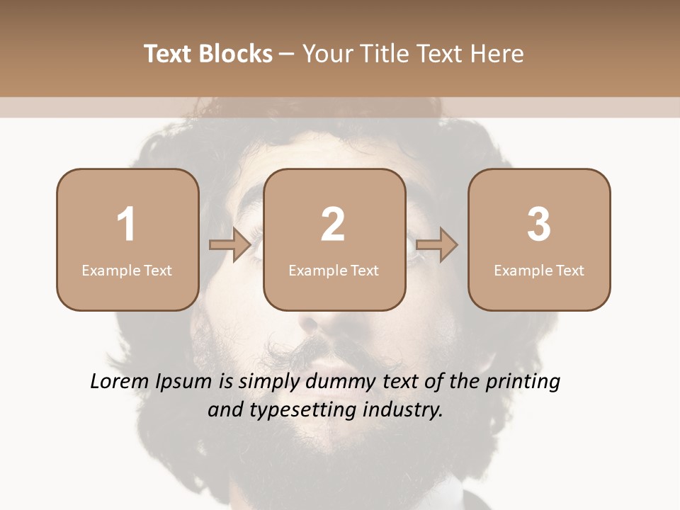 Crazy People Close PowerPoint Template