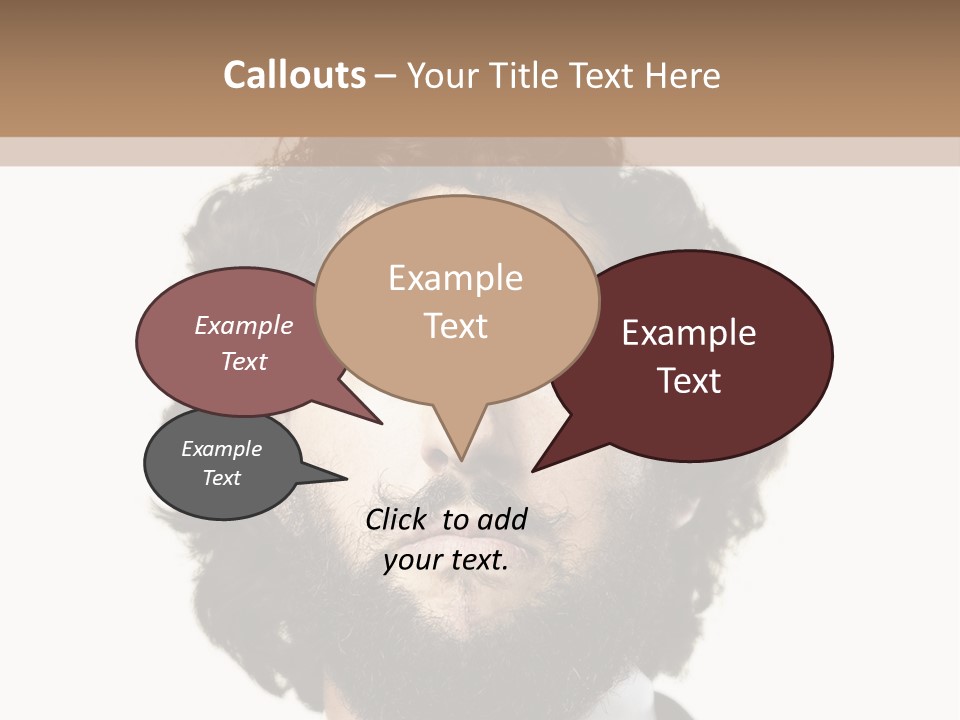 Crazy People Close PowerPoint Template