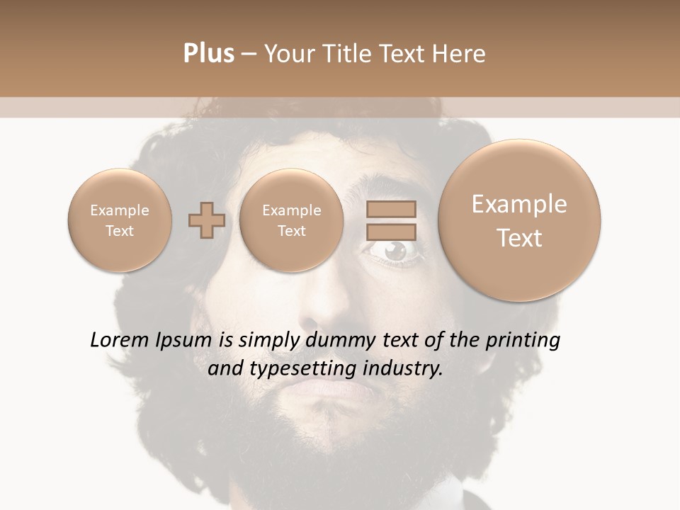 Crazy People Close PowerPoint Template
