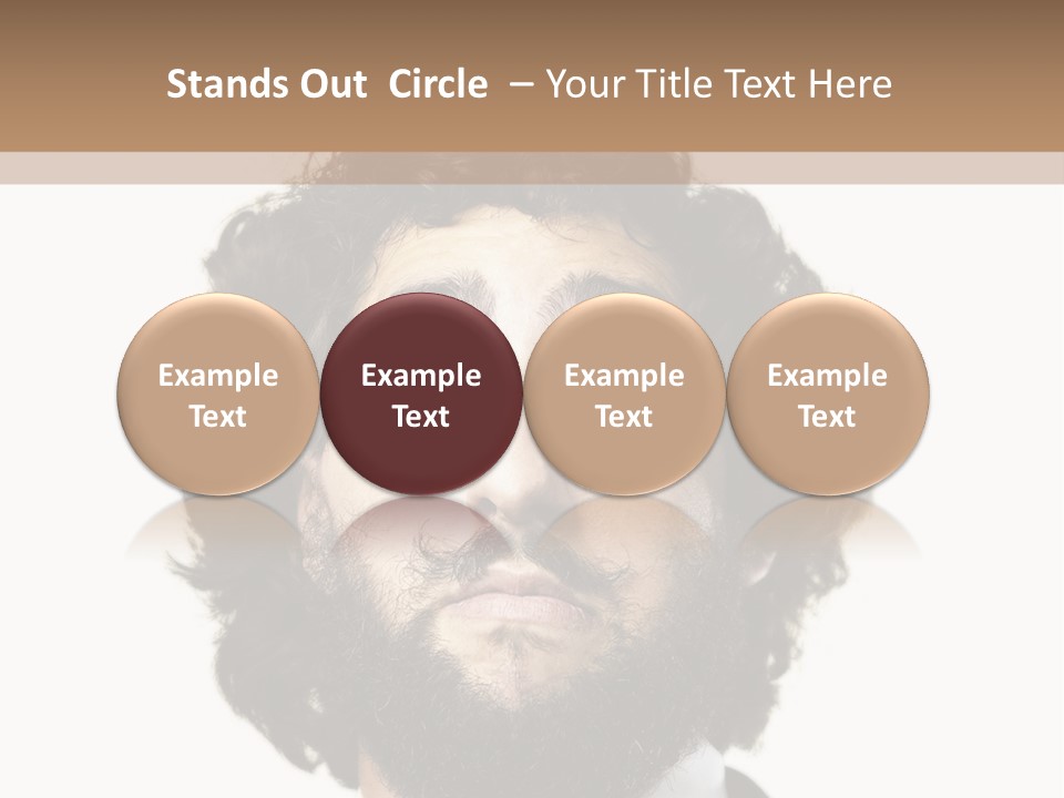 Crazy People Close PowerPoint Template