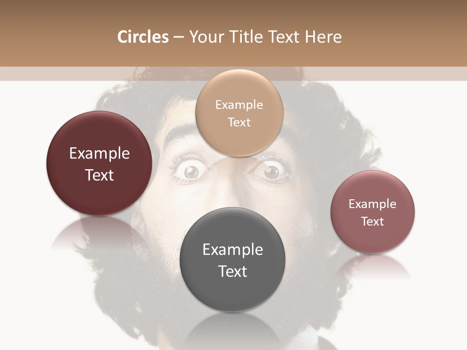 Crazy People Close PowerPoint Template