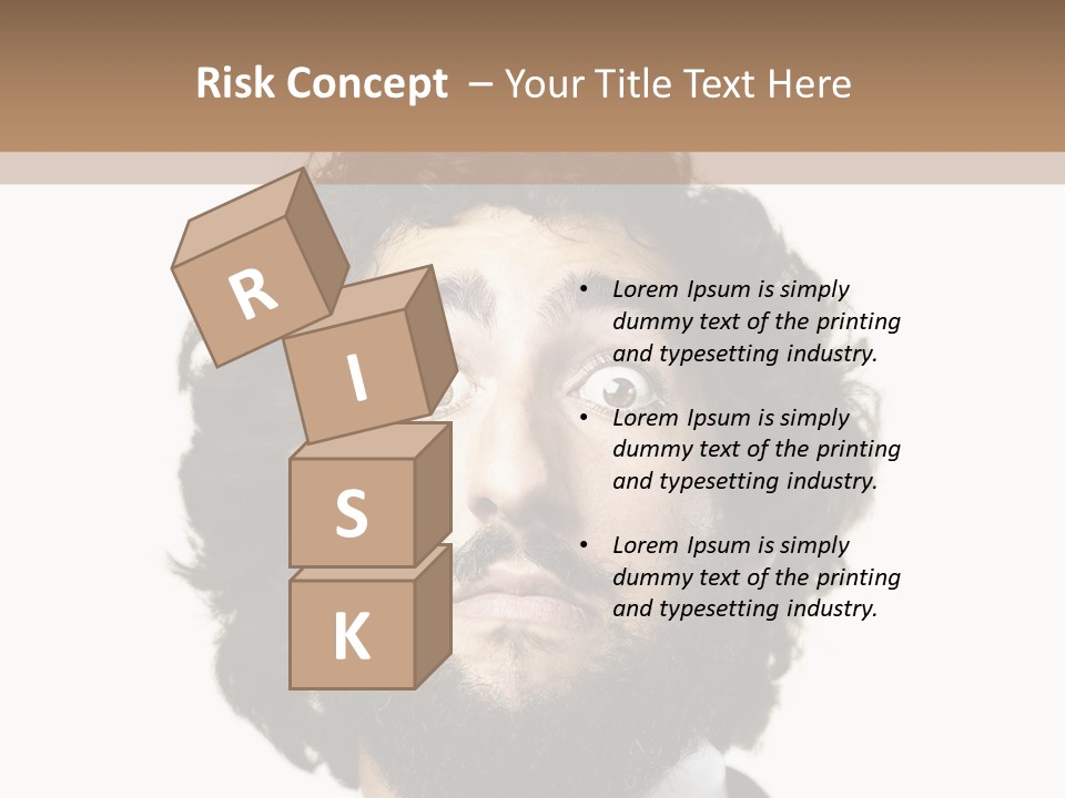 Crazy People Close PowerPoint Template