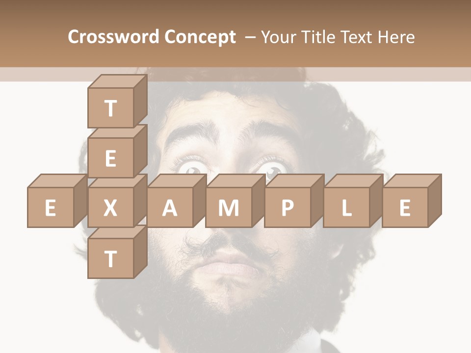 Crazy People Close PowerPoint Template