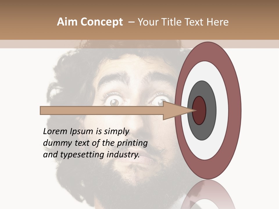 Crazy People Close PowerPoint Template