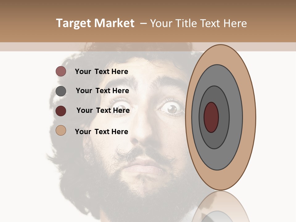 Crazy People Close PowerPoint Template