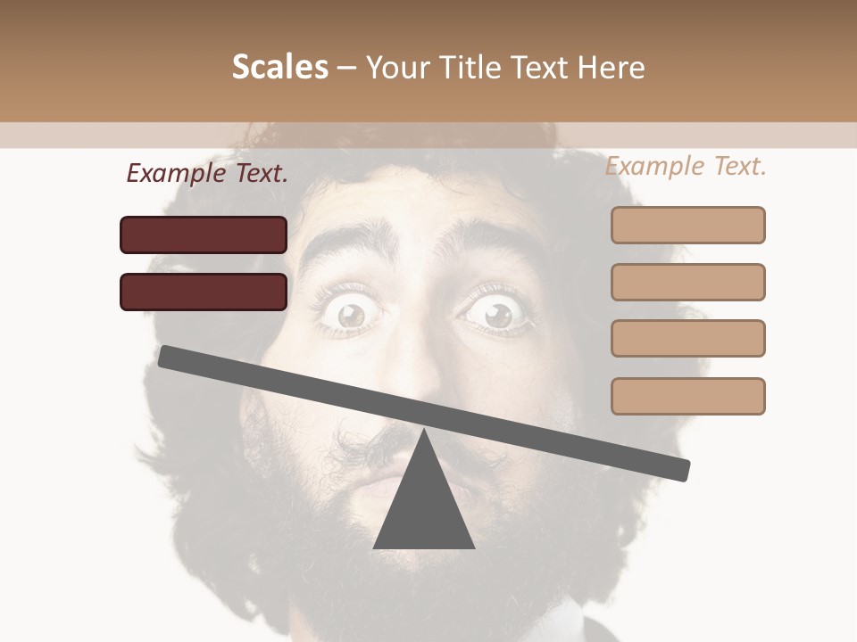 Crazy People Close PowerPoint Template