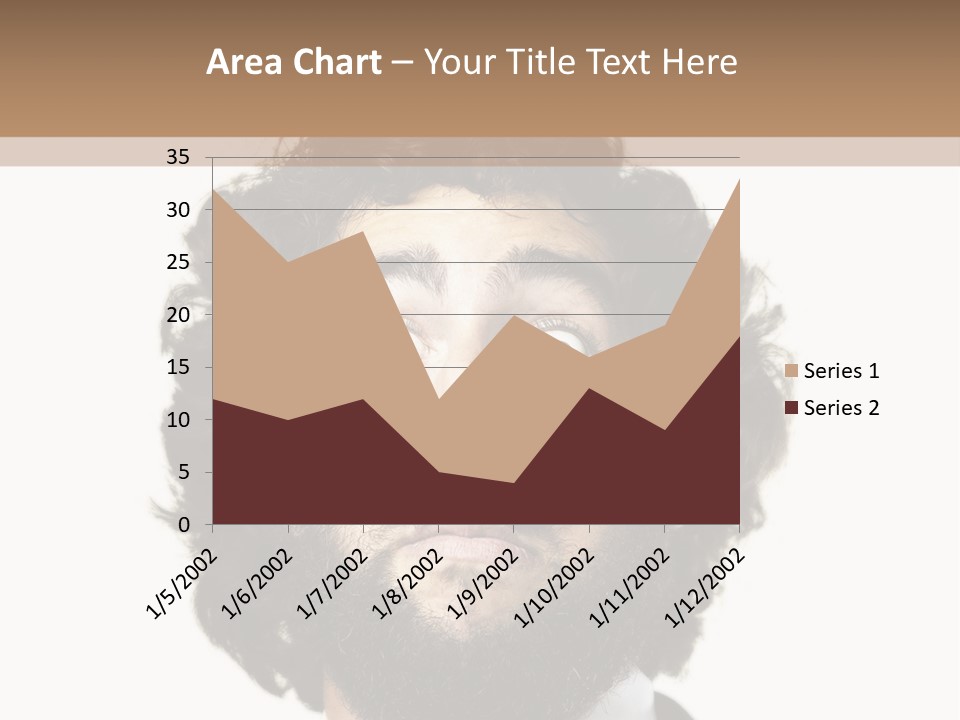 Crazy People Close PowerPoint Template