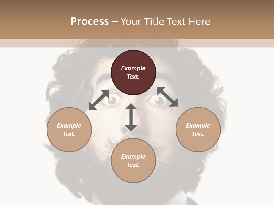 Crazy People Close PowerPoint Template