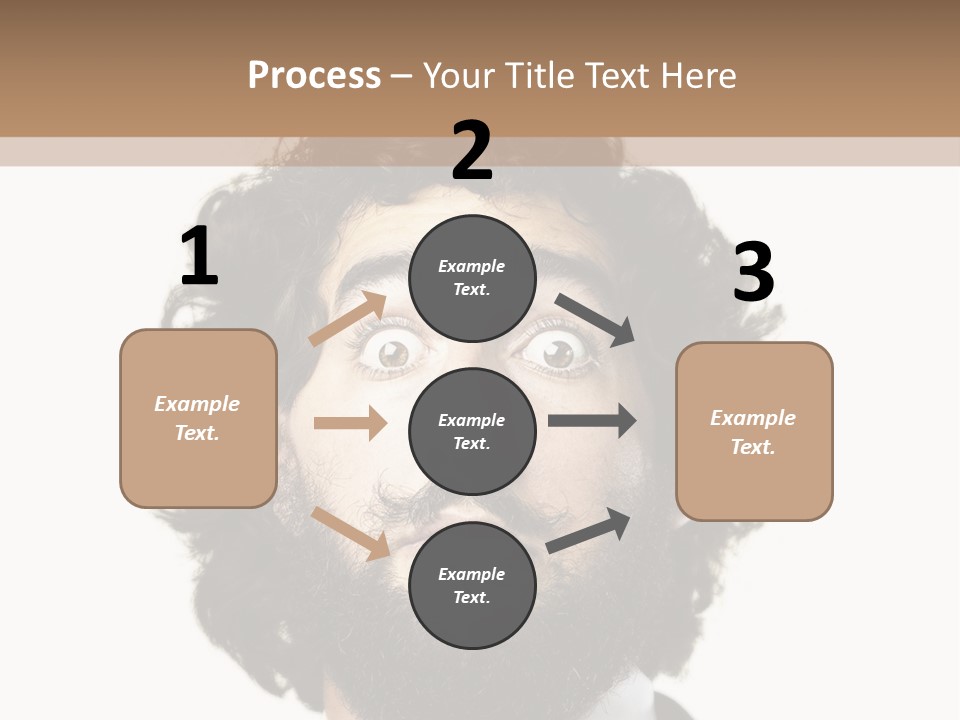 Crazy People Close PowerPoint Template