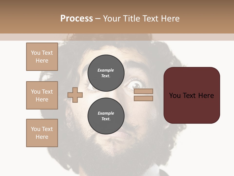 Crazy People Close PowerPoint Template