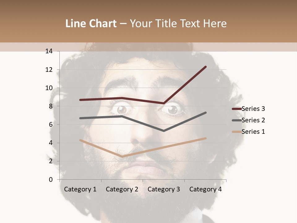 Crazy People Close PowerPoint Template