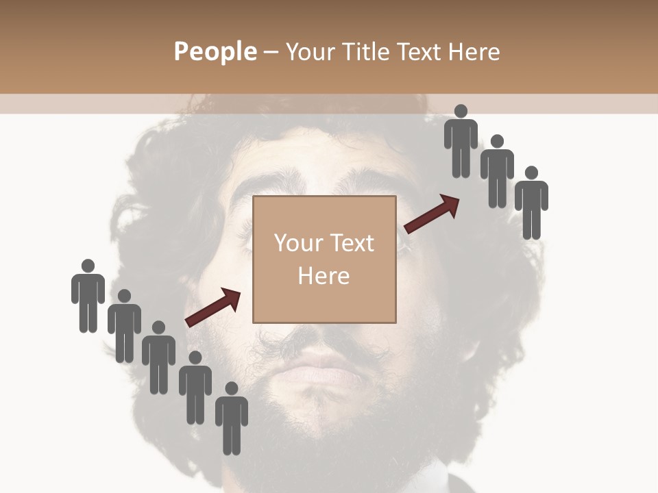 Crazy People Close PowerPoint Template