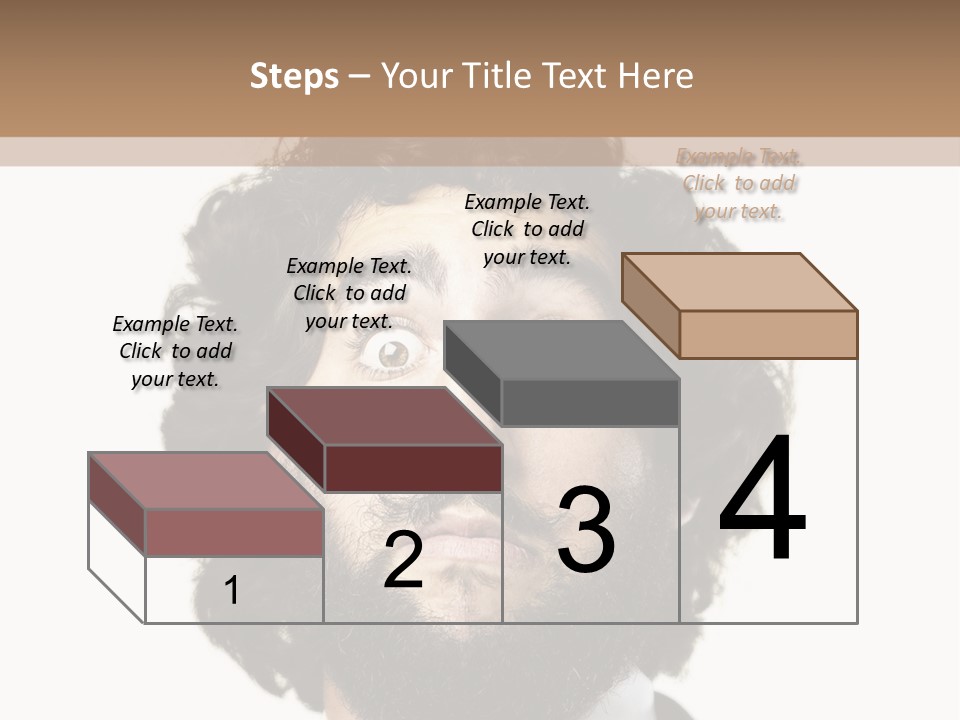 Crazy People Close PowerPoint Template