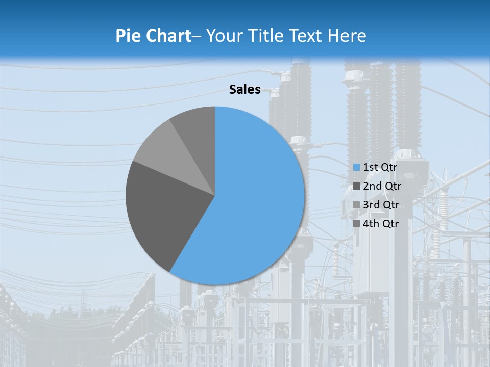 Row Electricity Clouds PowerPoint Template