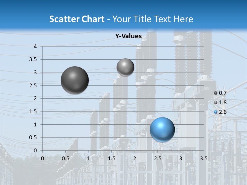 Row Electricity Clouds PowerPoint Template