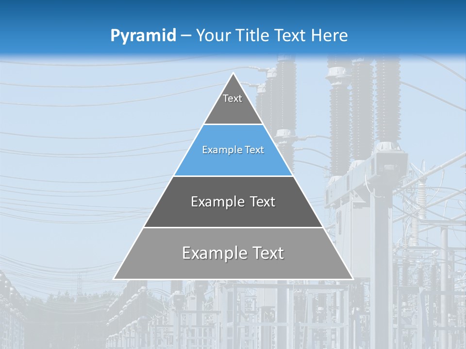Row Electricity Clouds PowerPoint Template