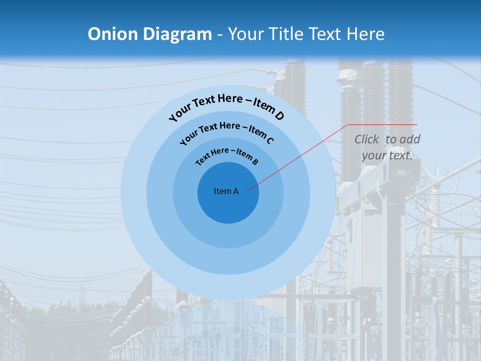 Row Electricity Clouds PowerPoint Template
