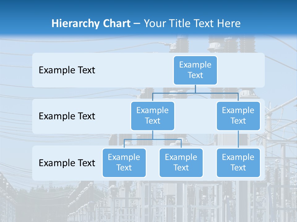 Row Electricity Clouds PowerPoint Template