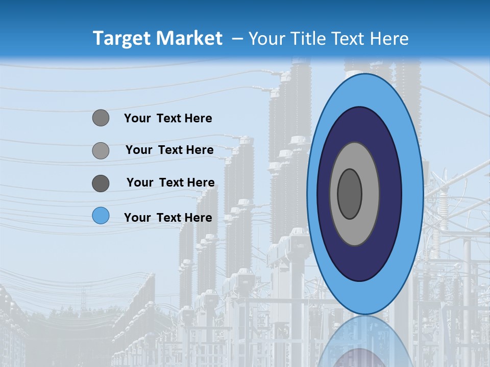 Row Electricity Clouds PowerPoint Template