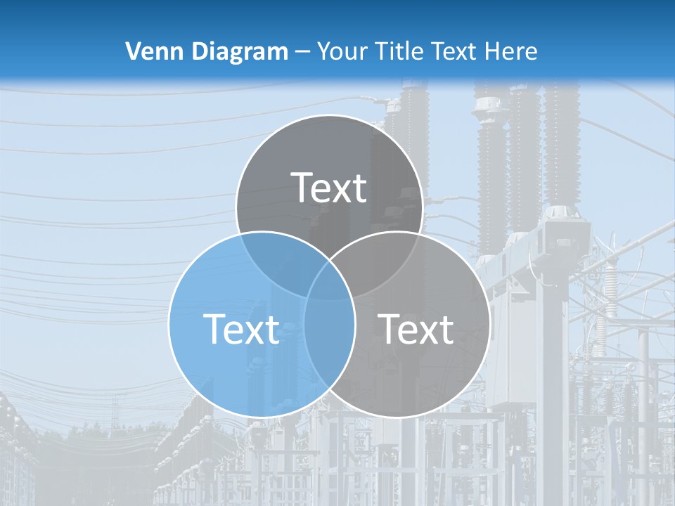 Row Electricity Clouds PowerPoint Template