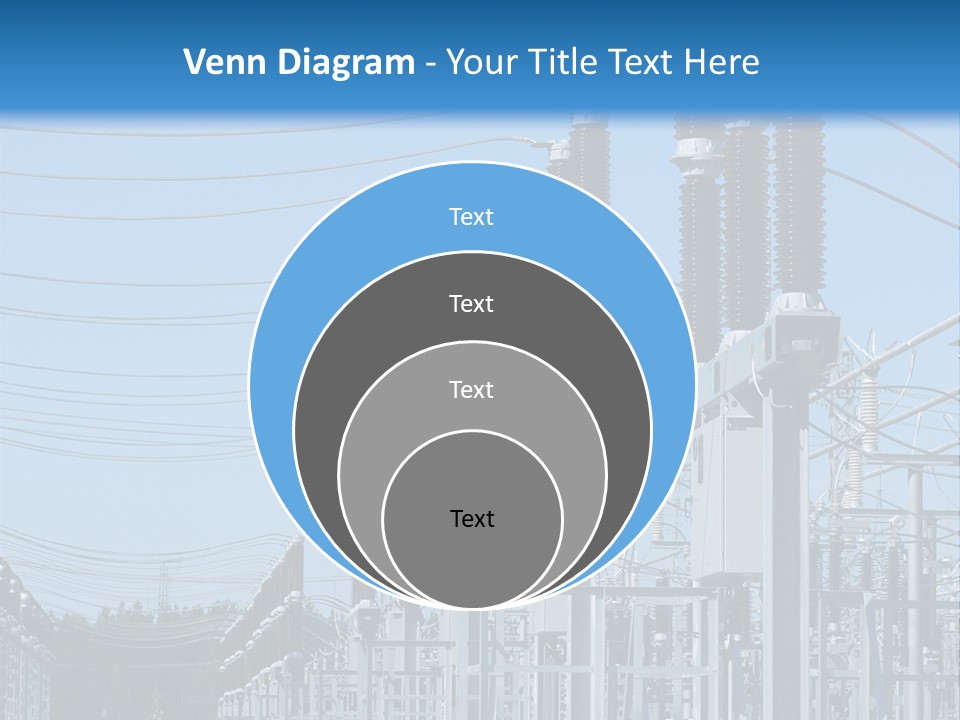 Row Electricity Clouds PowerPoint Template