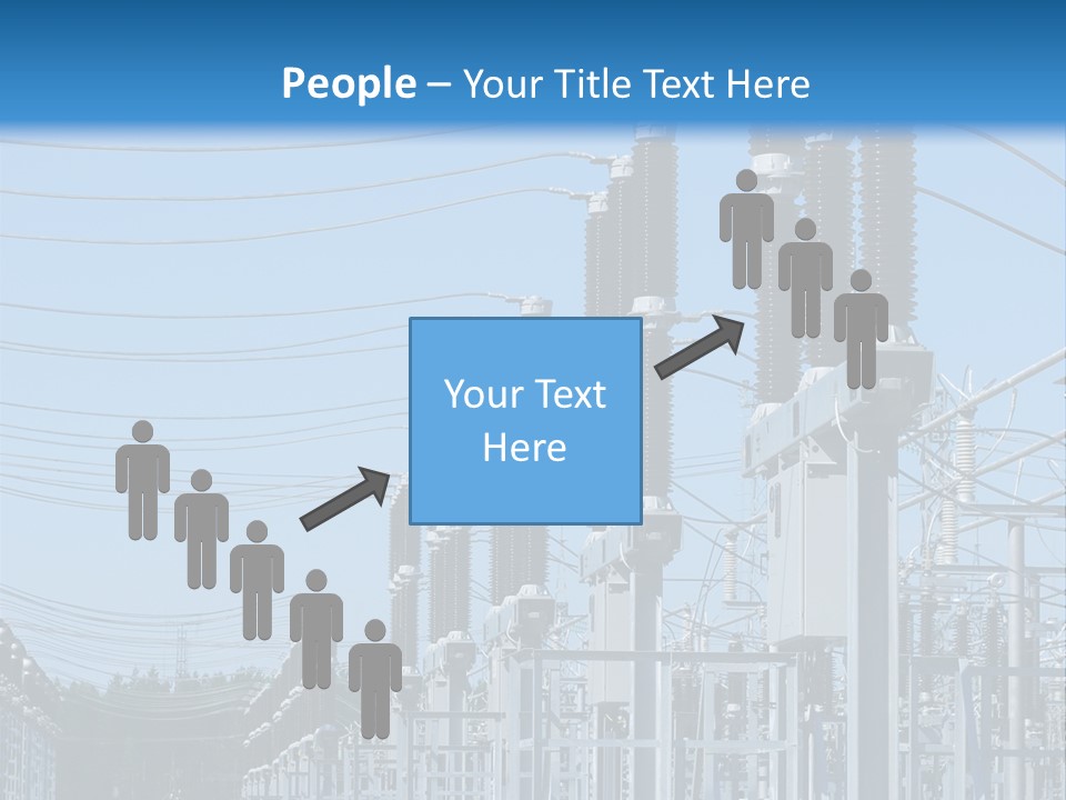 Row Electricity Clouds PowerPoint Template