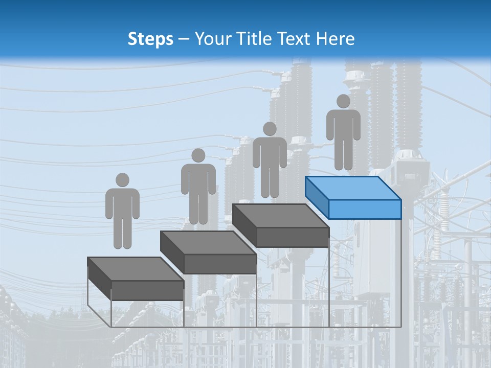 Row Electricity Clouds PowerPoint Template