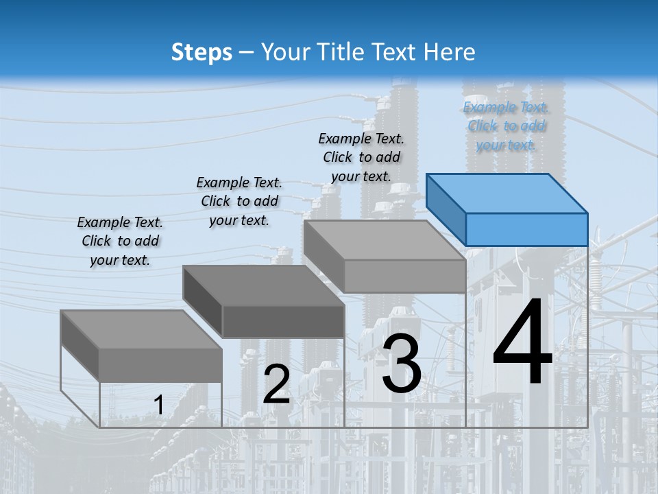 Row Electricity Clouds PowerPoint Template