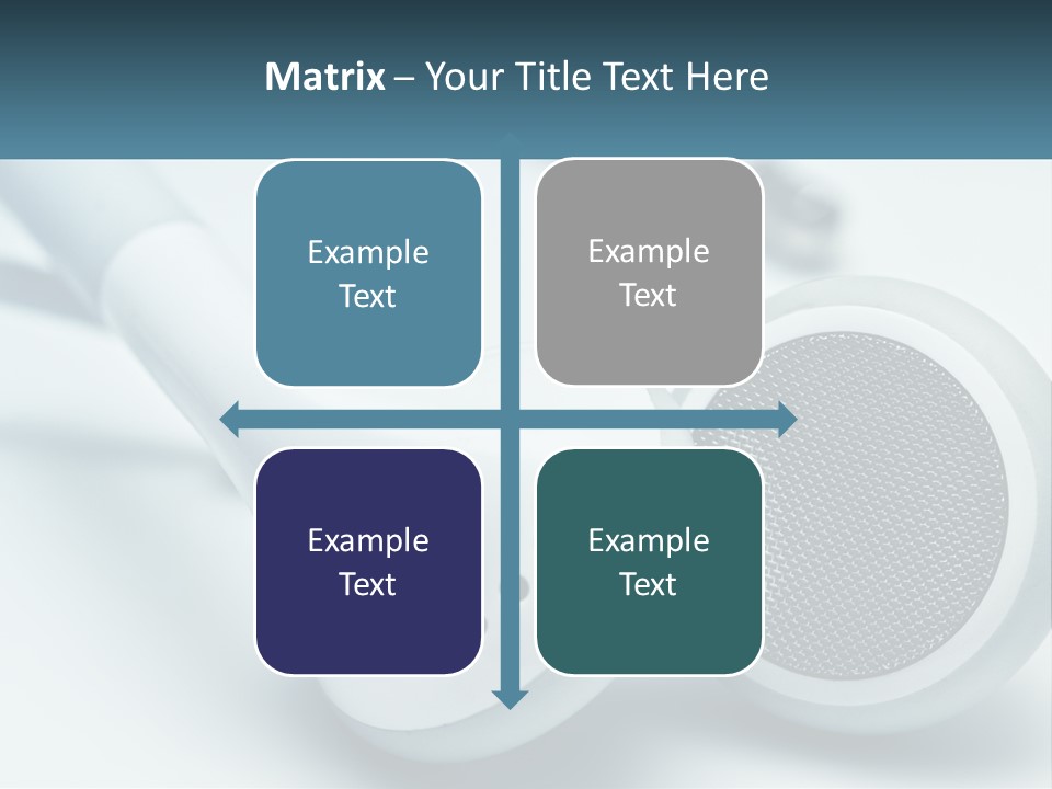 Accessory Personal Entertainment PowerPoint Template