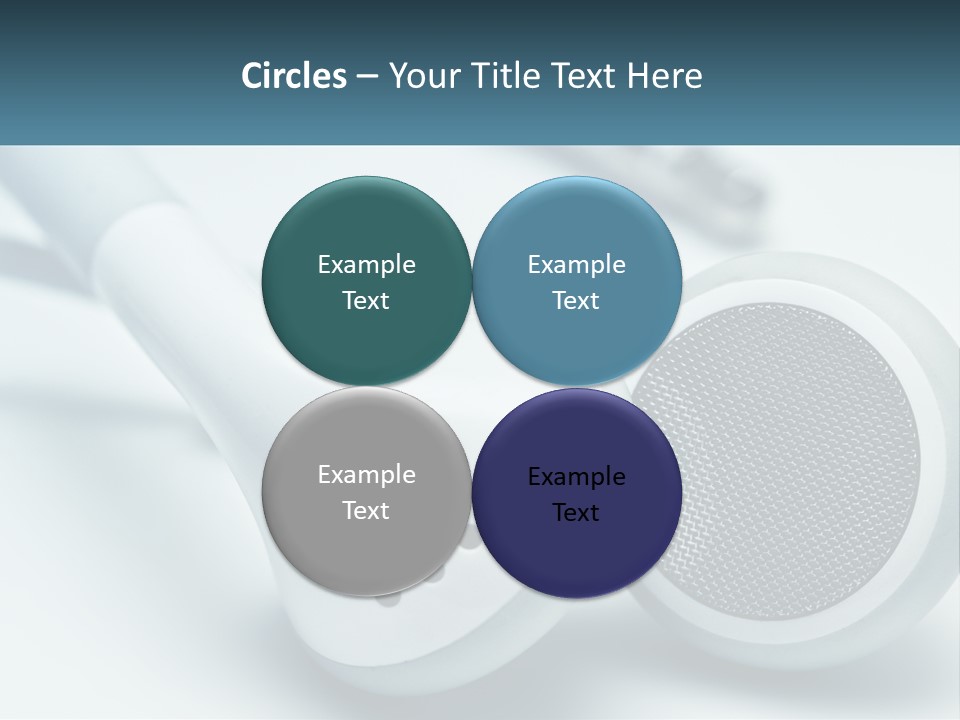Accessory Personal Entertainment PowerPoint Template