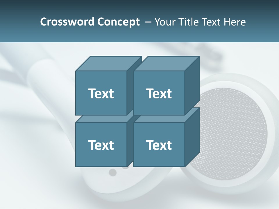 Accessory Personal Entertainment PowerPoint Template