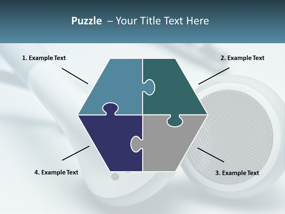 Accessory Personal Entertainment PowerPoint Template