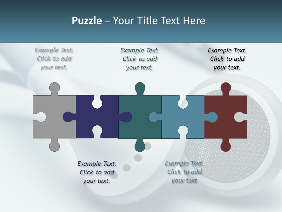 Accessory Personal Entertainment PowerPoint Template