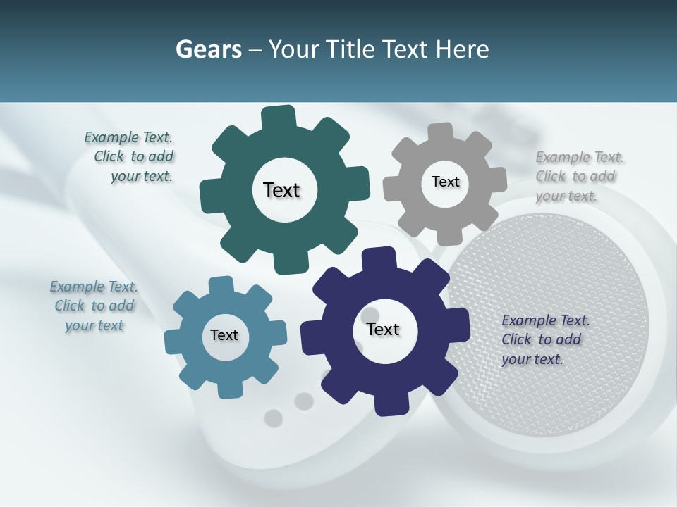 Accessory Personal Entertainment PowerPoint Template