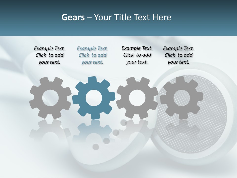 Accessory Personal Entertainment PowerPoint Template