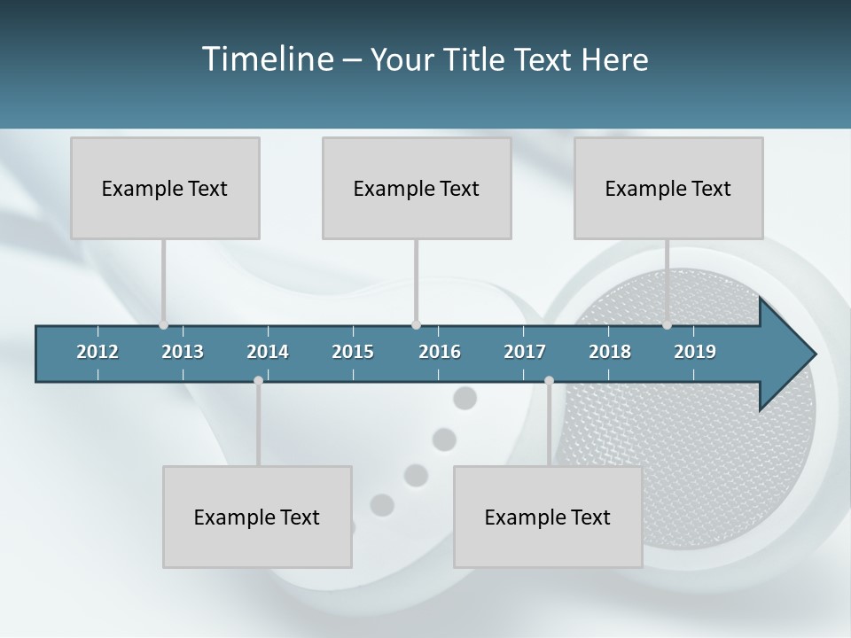 Accessory Personal Entertainment PowerPoint Template