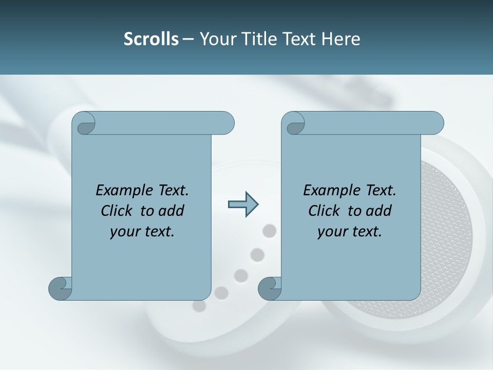 Accessory Personal Entertainment PowerPoint Template