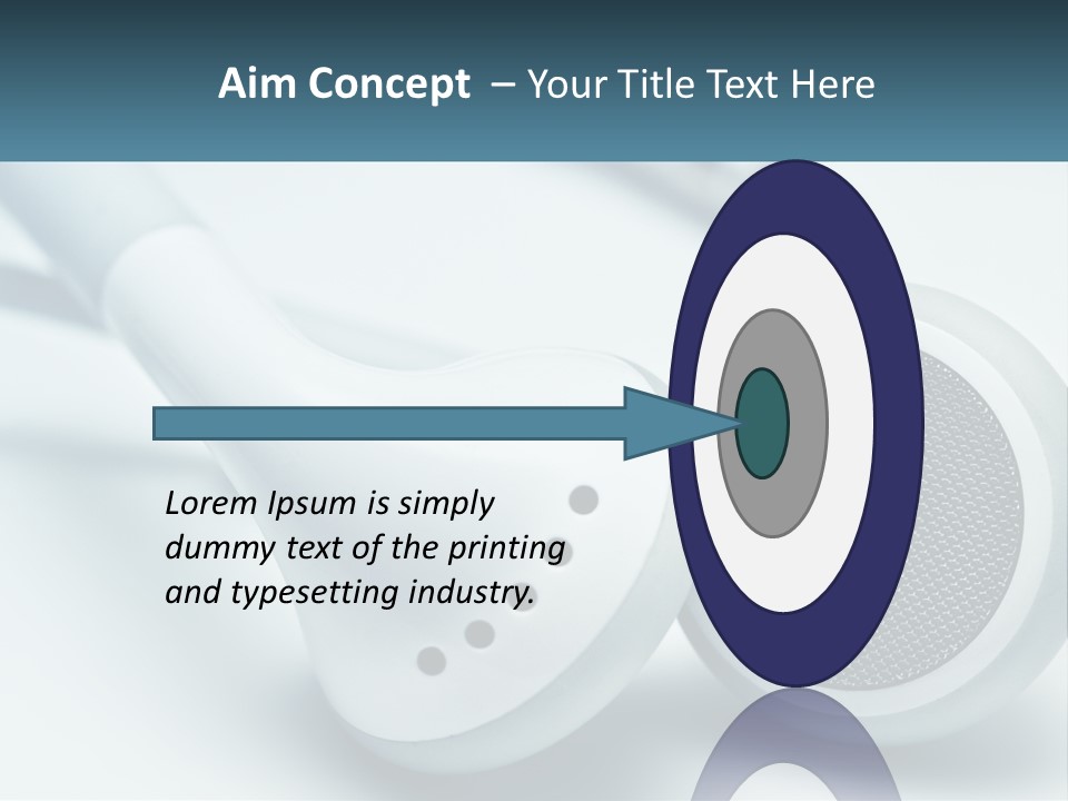 Accessory Personal Entertainment PowerPoint Template