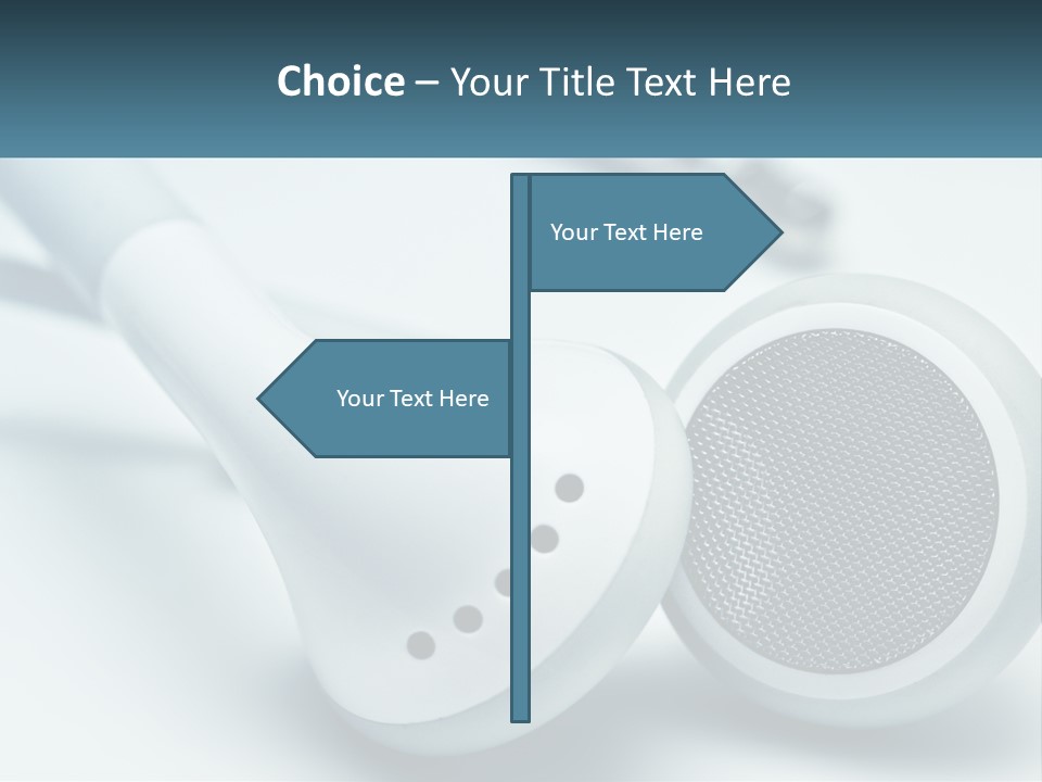 Accessory Personal Entertainment PowerPoint Template