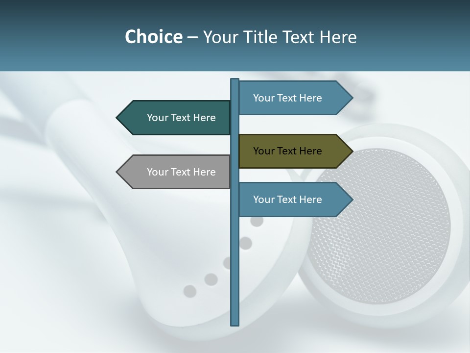 Accessory Personal Entertainment PowerPoint Template