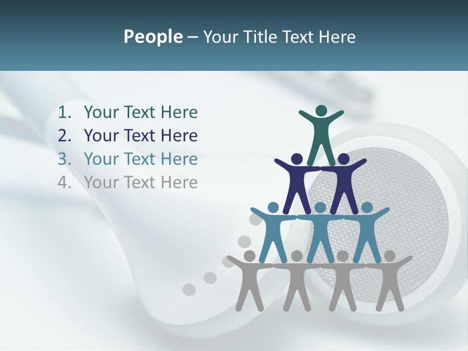 Accessory Personal Entertainment PowerPoint Template