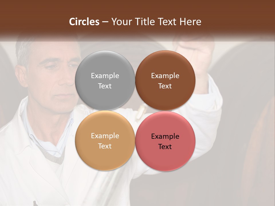 Wood Grape Fruit PowerPoint Template