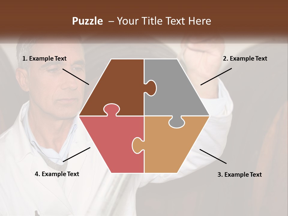 Wood Grape Fruit PowerPoint Template