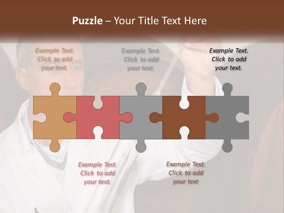 Wood Grape Fruit PowerPoint Template