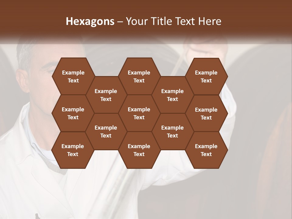 Wood Grape Fruit PowerPoint Template