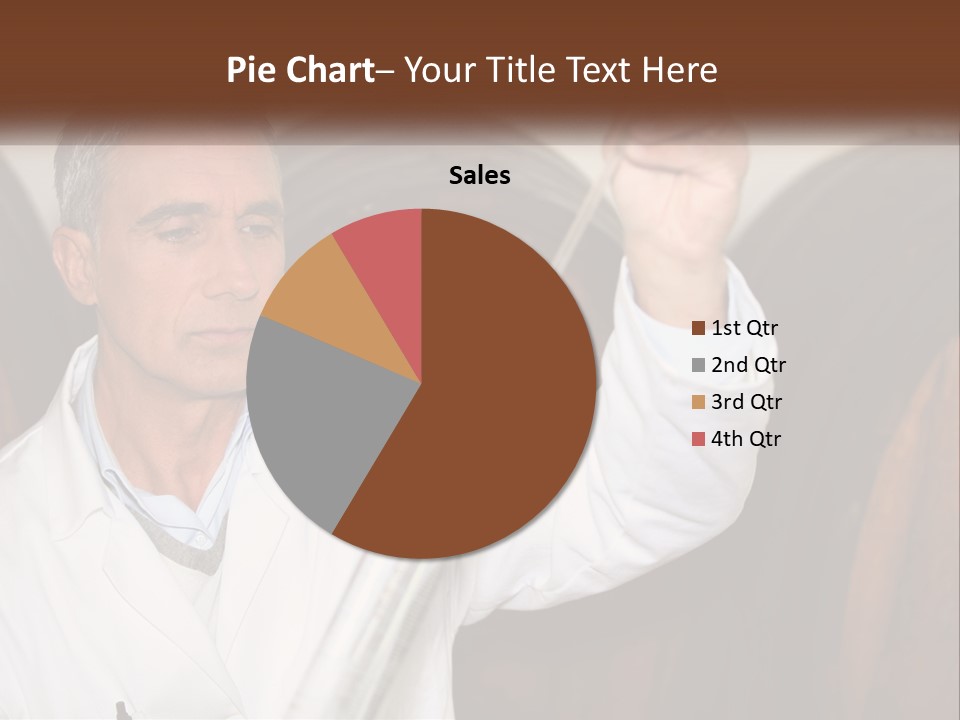 Wood Grape Fruit PowerPoint Template